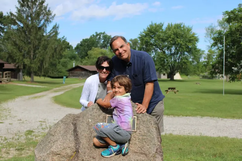 Brian Kepes and his wife, Fern